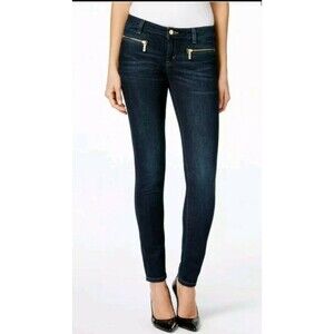 MICHAEL KORS Zipper Pocket Low-Rise Skinny Jeans Women's Size 2